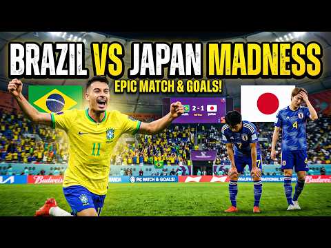 UNBELIEVABLE! Brazil vs Japan Was Absolute MADNESS! - YouTube