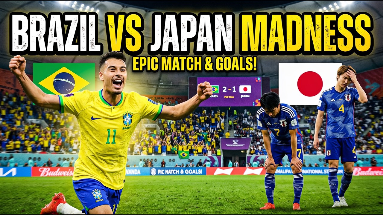 UNBELIEVABLE! Brazil vs Japan Was Absolute MADNESS! - YouTube