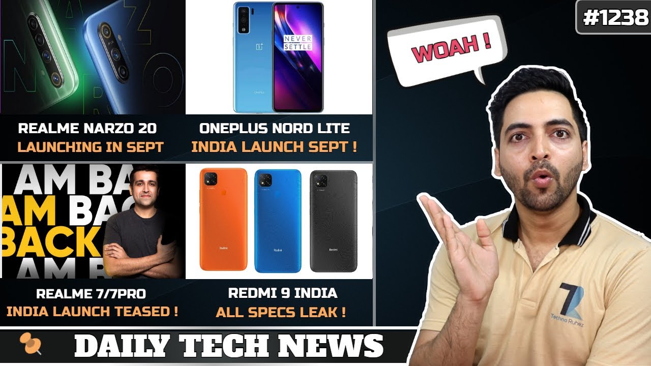 Oneplus Nord Lite Under 15k India Launch,Realme Narzo 20,Realme 7/7 Pro India Teaser,Asus 7z/7z Pro