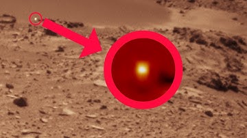 Perseverance Rover / Curiosity captured UFO( Moving white light) (sol 527)on Mars