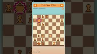 Daily Chess Challenge 2026 05 19 Medium - 🤯 THE TRAP IS REAL! ♟️ #checkmate #gaming