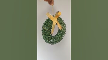 Christmas wreath #crafts #diy #viral #christmas #decoration #wreaths