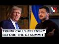 "Very Good Conversation..." Zelensky Details Trump Call Ahead Of Critical G7 Summit | VERTEX