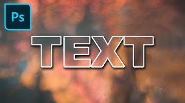 How to outline text in photoshop with no fill