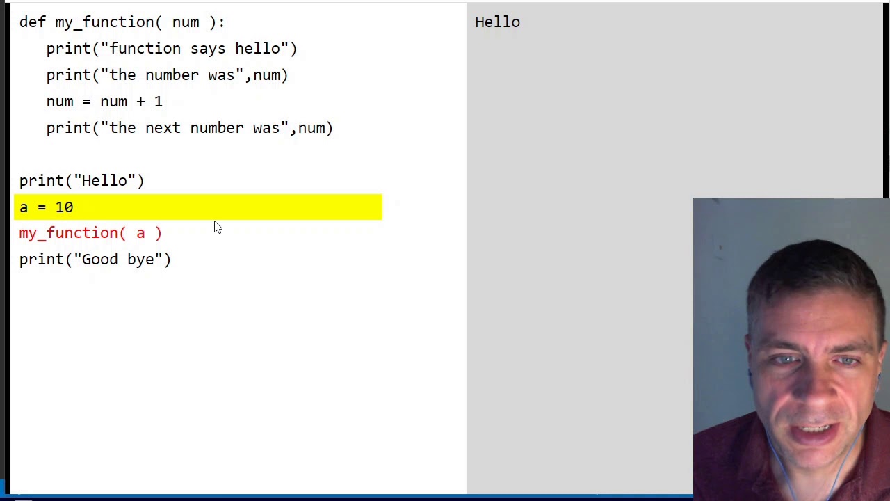 Python tip - How functions work - YouTube