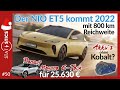 STAT E-STICS #50 | NIO ET5 (2022) mit 800 km Reichweite, Renault Megane E-Tech Preise und Kobalt