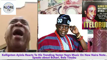 Kollington Ayinla Reacts To His Trending Yester-Years Music On New Naira Notes... Says we are tired!