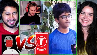PEWDIEPIE - On This Day a Hero Was Born (Blue Shirt Kid) REACTION! | T-Series vs Pewdiepie