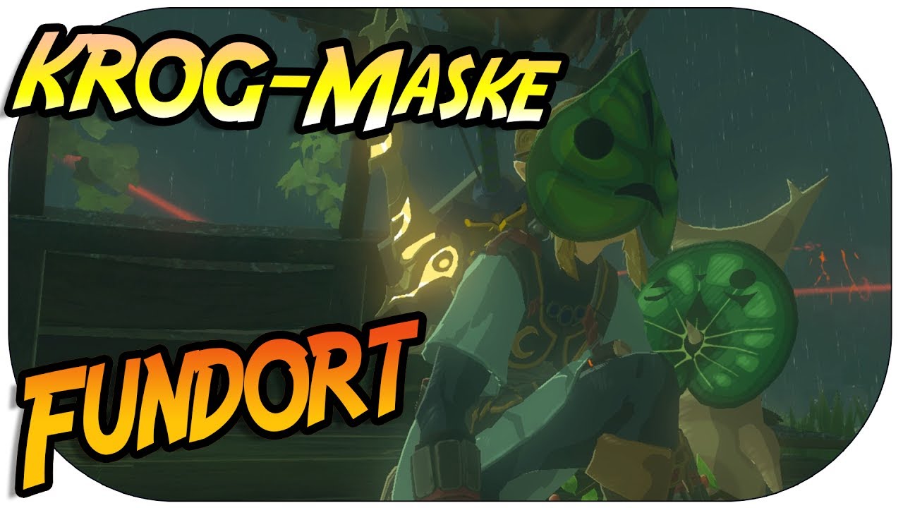 Zelda Breath Of The Wild Krog Maske Zelda Breath of the Wild - Krog Maske Fundort - DLC - YouTube