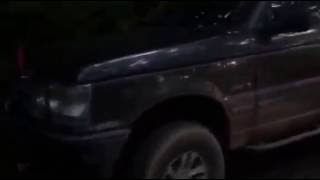 P38 Range Rover off road in Wales Range Rover P38 North Wales Green Lanes