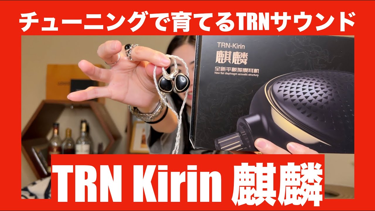 【 TRN Kirin 麒麟  】人気の平面駆動でバランス・シングルエンド両方行けてチューニングできるイヤホンを徹底検証してみた【これはかなりスゴイのでは！？】