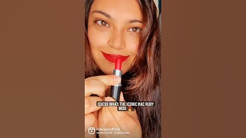 Mac retro matte lipstick in The Shade Ruby woo 😍 #mac #maclipstick #rubywoo #makeupvideos
