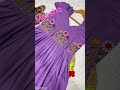 Trendy embroidary gown
