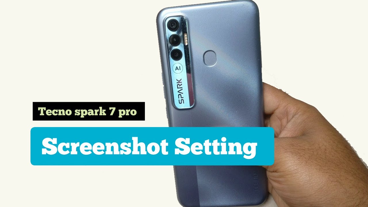 Tecno spark 7 pro Screenshot settings
