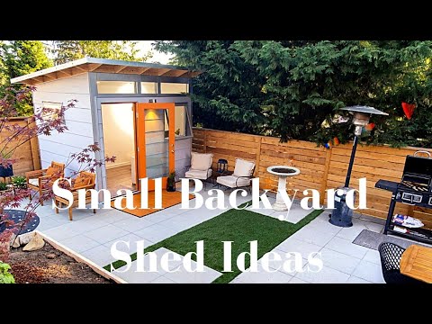 Small Backyard Shed Ideas (complete transformation)