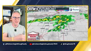 Wednesday AM 3/25: Big warm-up for us today! Also tracking thunderstorm chances.