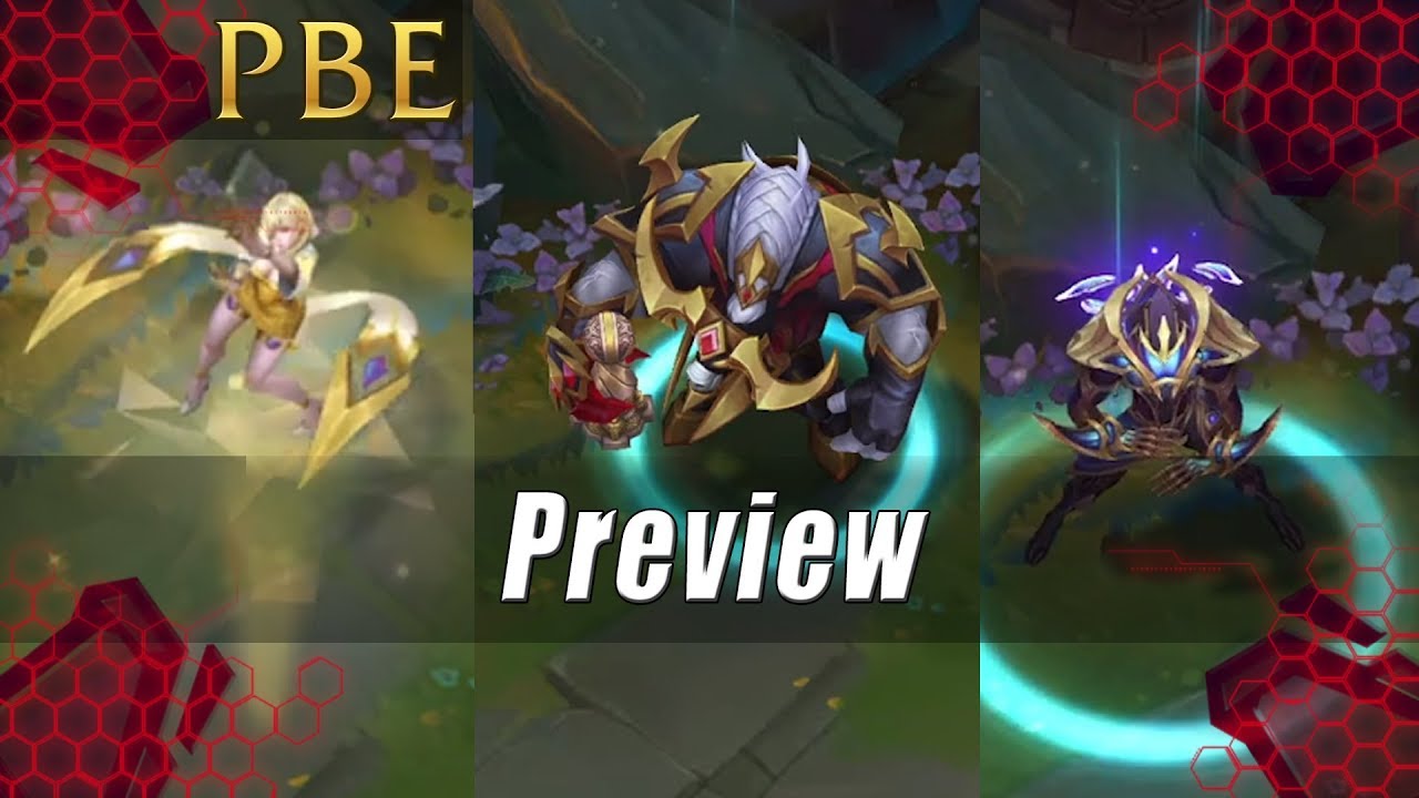 Preview - Alistar Conquistador, Zed Destructor de Glaxias, Evelynn K/DA EDICION PRESTIGIO