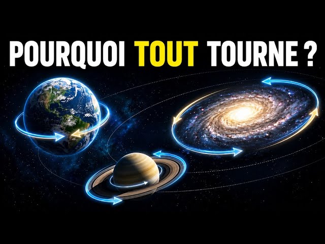 Pourquoi TOUT tourne dans l'univers ? (La réponse va vous déranger)