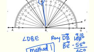 how to read a protractor