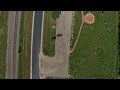 Descending with view of my car from above using drone