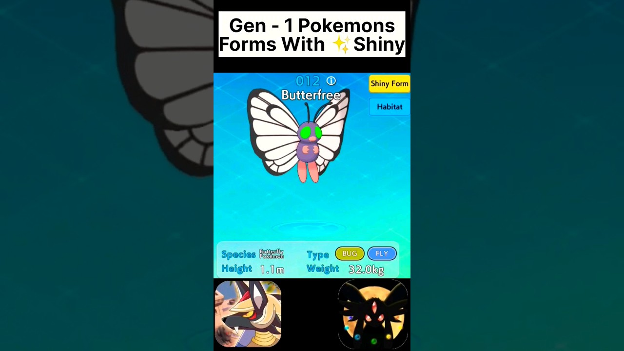 Butterfree, Beedrill All Forms With ✨Shiny (Gen 1) For soul guardian ultra | monster yacht club