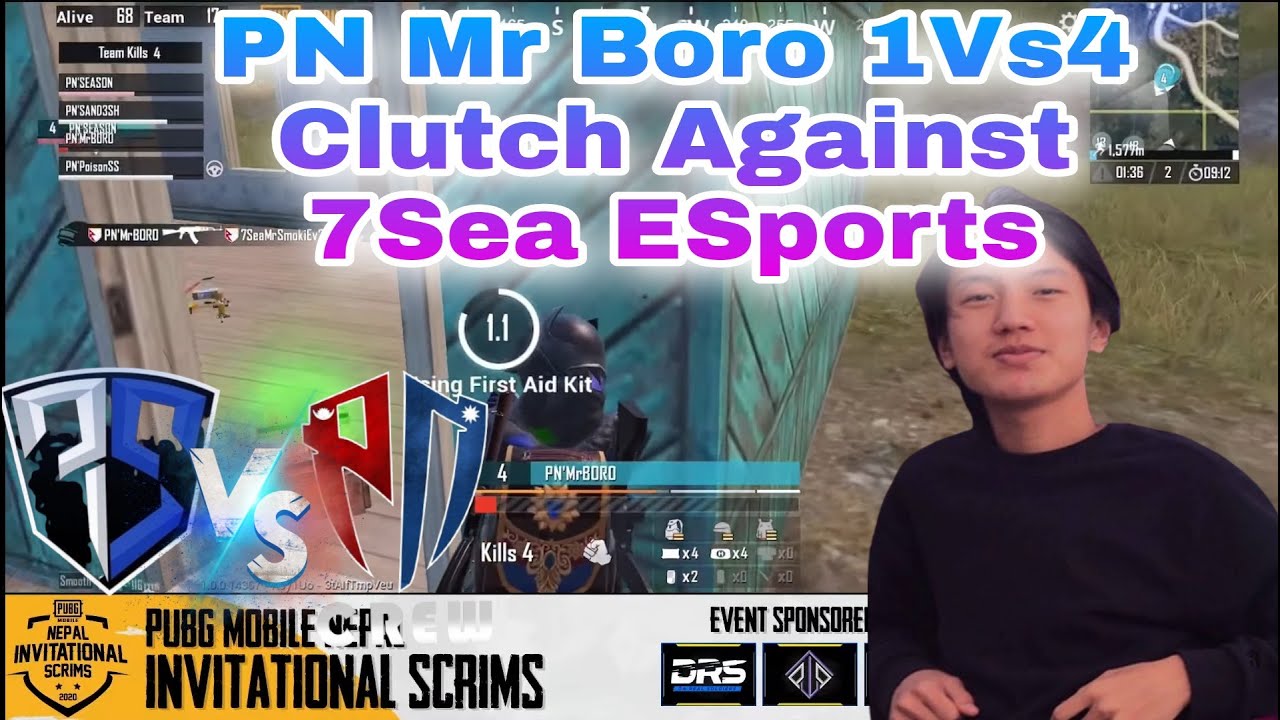 PN Mr Boro 1vs4 Clutch Against 7 Sea ESports In PMNIS || AneelYT