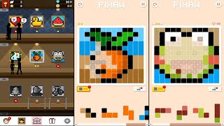 Pixaw (by BIGJAM) - free offline block puzzle game for Android - gameplay. screenshot 1