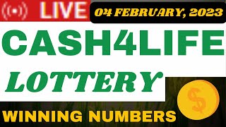 Cash4Life Lottery Drawing Results 04 Feb, 2023 - Cash Ball - Winning Numbers