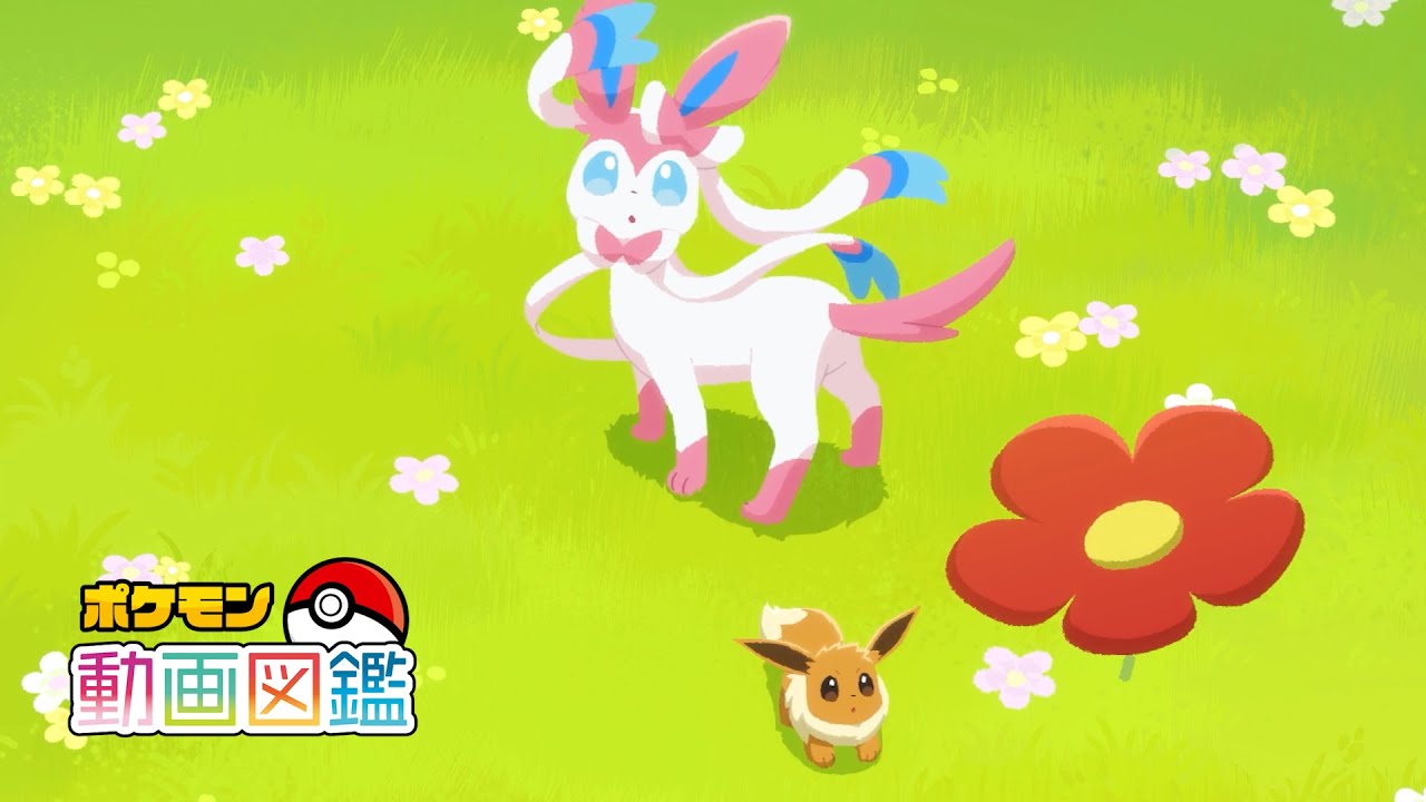 公式】「ポケモン動画図鑑」No.0700 ニンフィア - YouTube