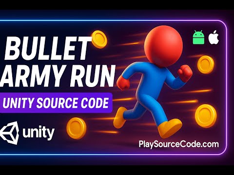 Bullet Army Run – Mobile Game Template (Android + iOS) Buy & Reskin at Playsourcecode.com
