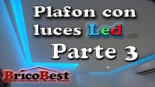 Como hacer plafon de tablaroca con luz LED perimetral - parte 3 (final)