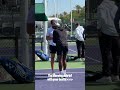 #BenShelton and #FrancesTiafoe yapping between practice🤗