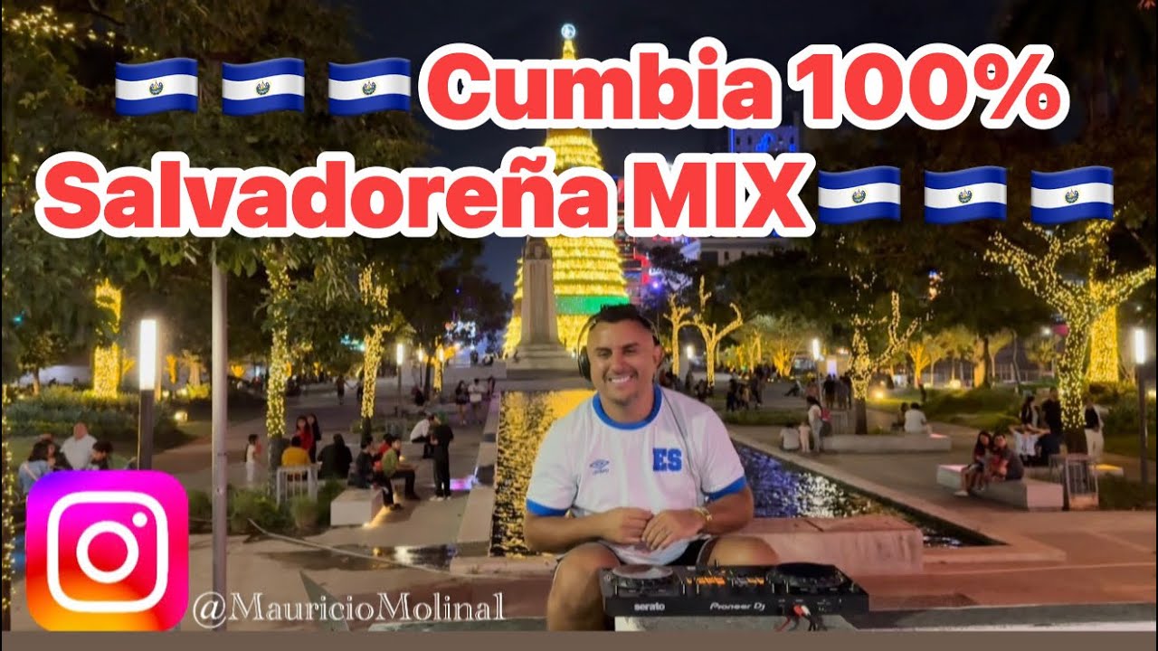 Cumbia 100% Salvadoreña mix ! En vivo desde 📍Plaza Salvador del Mundo