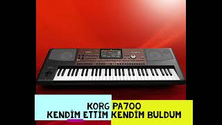 Korg Pa700 & Kendi̇m Etti̇m Kendi̇m Buldum & Neşet Ertaş