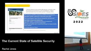 Rachel Jones - The Current State of Satellite Security