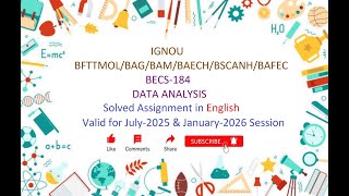 BECS 184 SOLVED ASSIGNMENT in English | BECS 184 Solved Assignment in English July-2025 & Jan-2026 