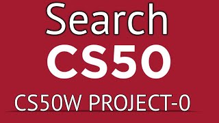 CS50W2020-PROJECT-0 | Search