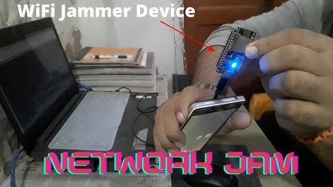 Wifi Jammer Device Review 2021 ||  NodeMCU ESP8266 Device for WiFi Jamming || Pentestblog || #shorts