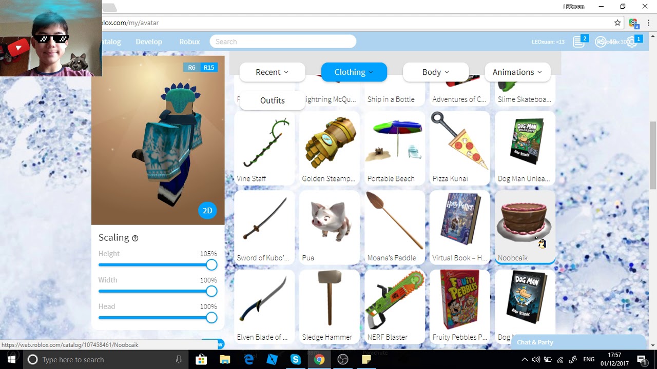 Making My Roblox Christmas Avatar YouTube