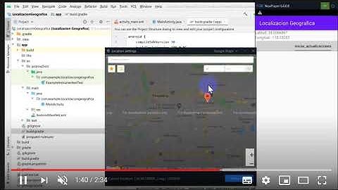Localización Geográfica en AndroidStudio.
