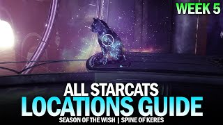 All Starcat Locations Guide - Week 5 (Spine of Keres / Not Cell of the Sycophant) [Destiny 2]