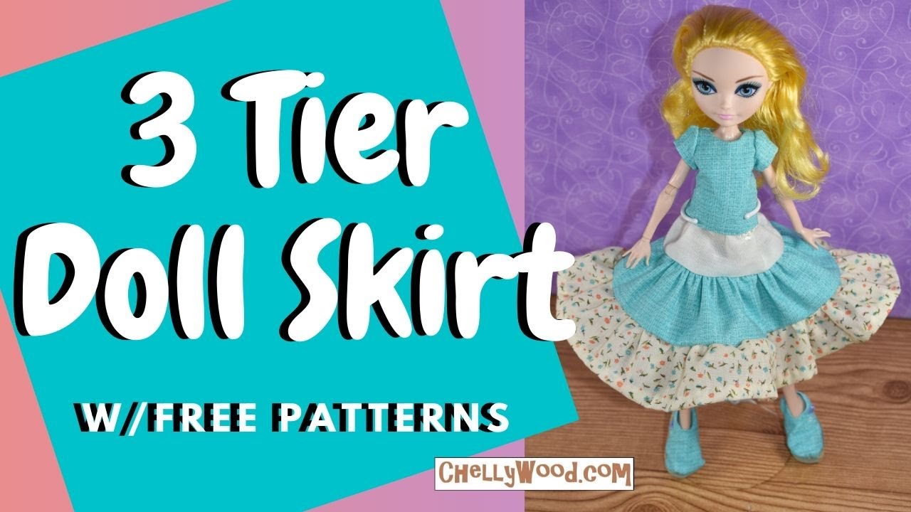 DIY Barbie doll clothes - a video sewing tutorial plus free printable  patterns