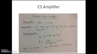 13 CS amplifier LT SPICE
