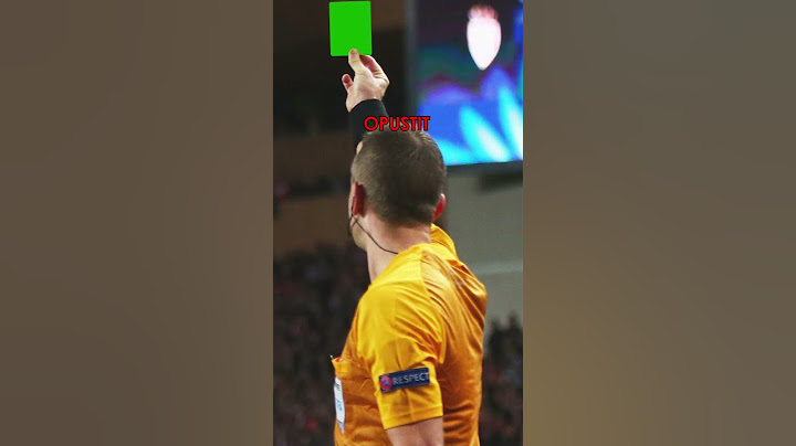TESTUJE se Nová ZELENÁ KARTA ve FOTBALE!