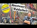 Holzernte mit Seilbahn | TST Junior und Bagger Prozessor Timbernator | Polleros Holztransporte