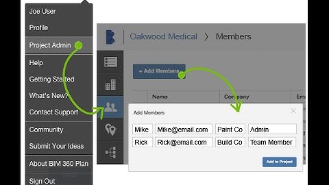 BIM 360 Plan: Invite Project Members