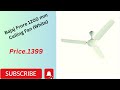 Bajaj Frore 1200 mm Ceiling Fan (White)#youtube #technology #tech#india