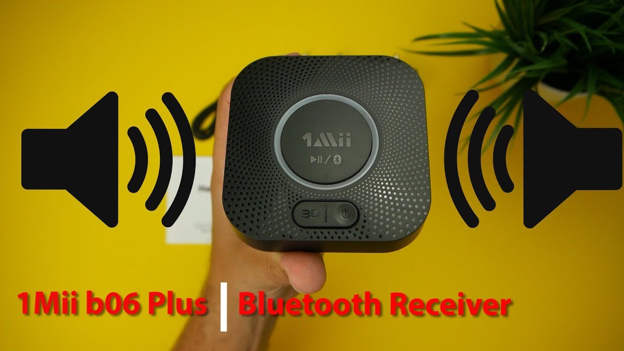 Actualizado] Receptor Bluetooth 1Mii B06 Plus, adaptador de audio