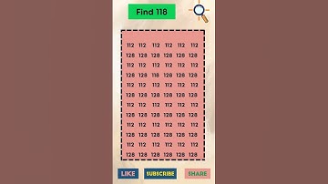 ONLY SHARP EYE CAN SPOT THE ODD ONE | #sharpsight #brainteaser #braingames #numbers #numbersystem