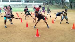 Kabaddi summer camp fitness and skills practice